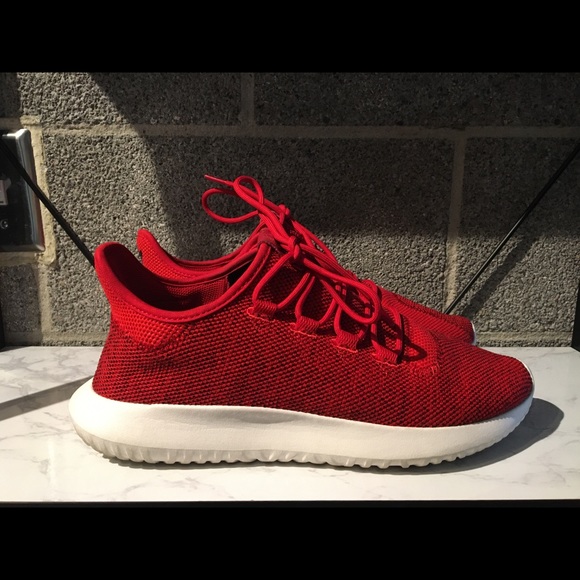 adidas tubular shadow scarlet red